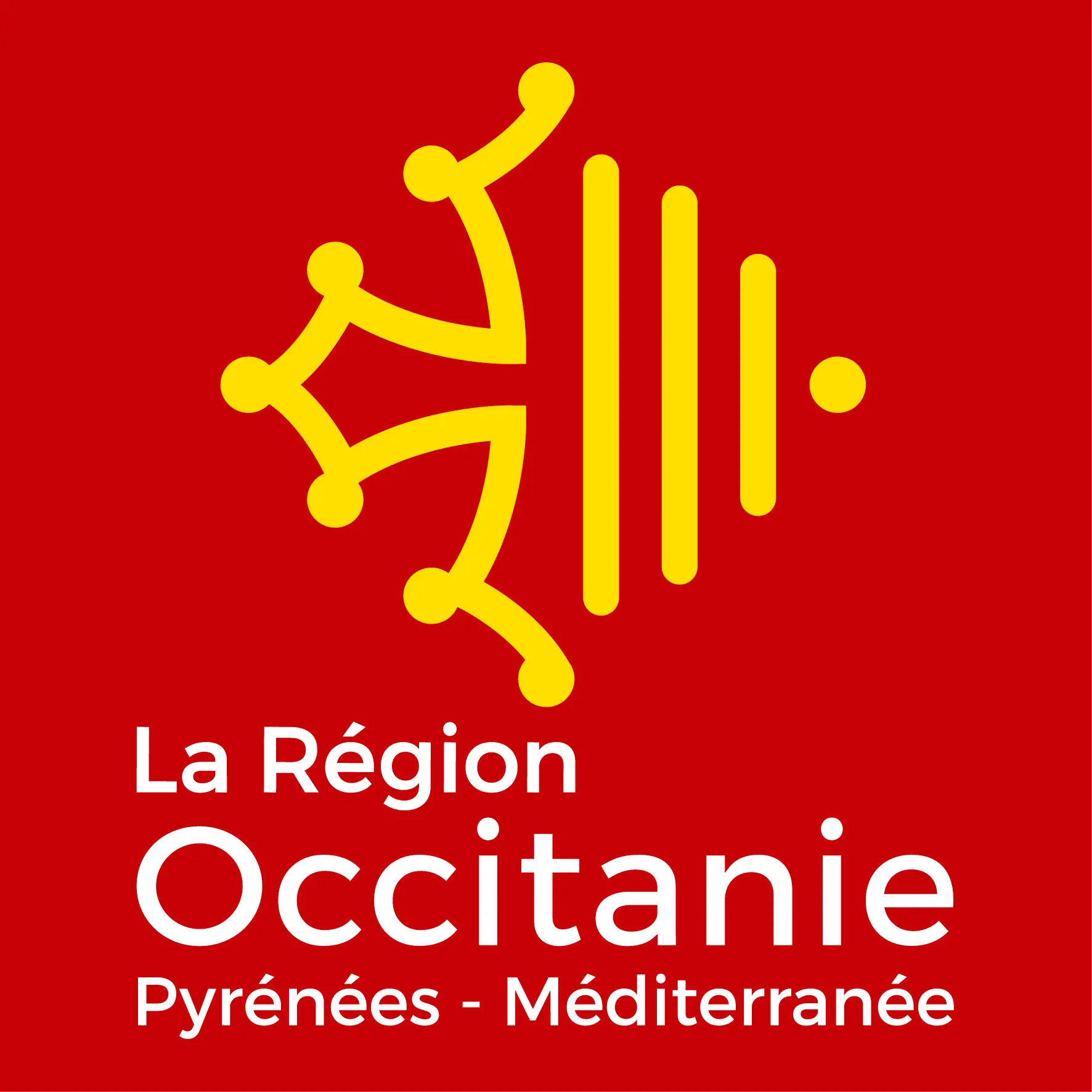 Logo officiel de la Région Occitanie Pyrénées-Méditerranée.