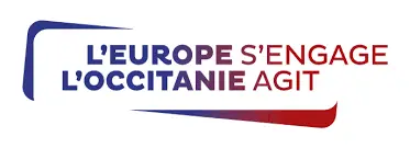 Logo officiel L’Europe s’engage, l’Occitanie agit.